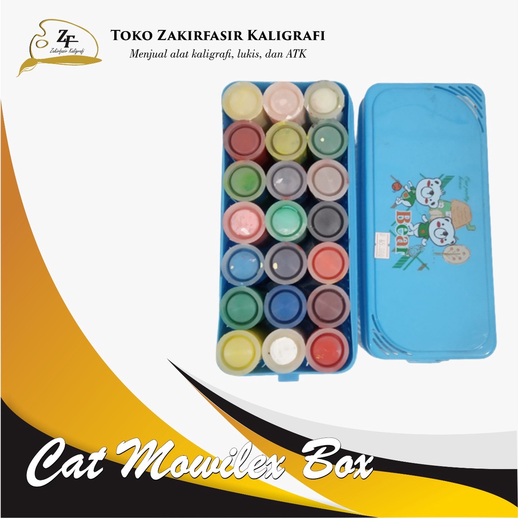 

CAT MOWILEX SET OPLOSAN 50 ML- CAT LUKIS KALIGRAFI