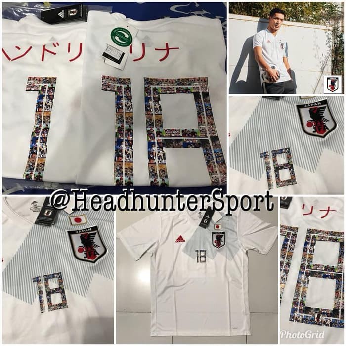 promo juara  JERSEY JEPANG AWAY EDISI NAMESET TSUBASA DAN KANJI