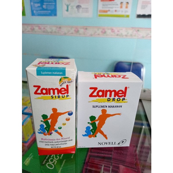 Jual ZAMEL DROP/ZAMEL SYRUP 60 Ml | Shopee Indonesia