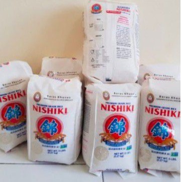 

NISHIKI Beras Jepang Premium Grade Bisa Untuk Sushi 2,27kg Izin Kementan