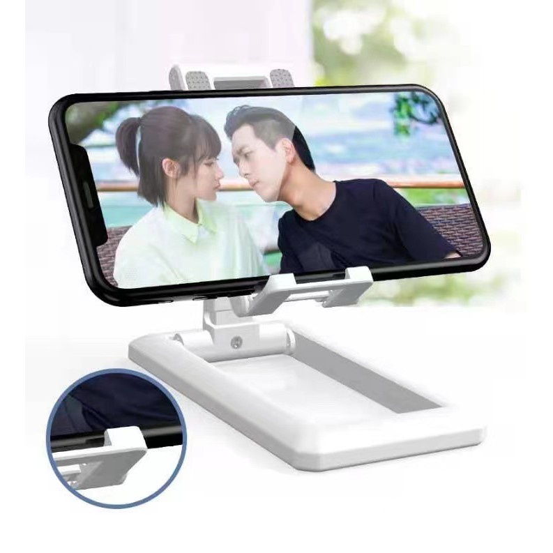 HD28 Stand holder lipat folding desktop Phone Liftable Foldable Universal penyangga dudukan HP original