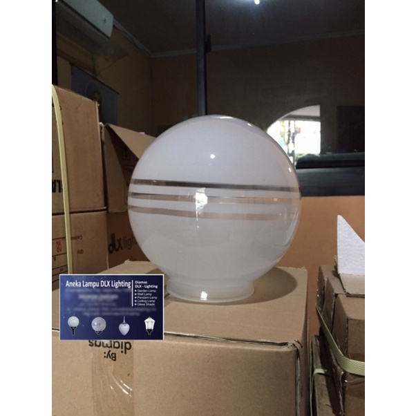 hanya kaca lampu taman tfp 1/3 bulat bola pilar dlx lighting