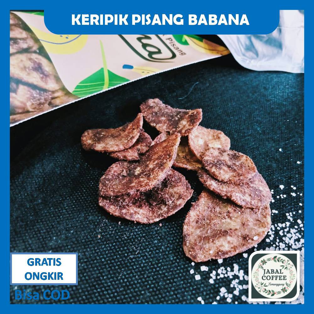 Keripik Pisang Babana Rasa Cokelat Balado 100 Gram / Keripik Pisang Gurih Renyah Free Bubble WrapJ36