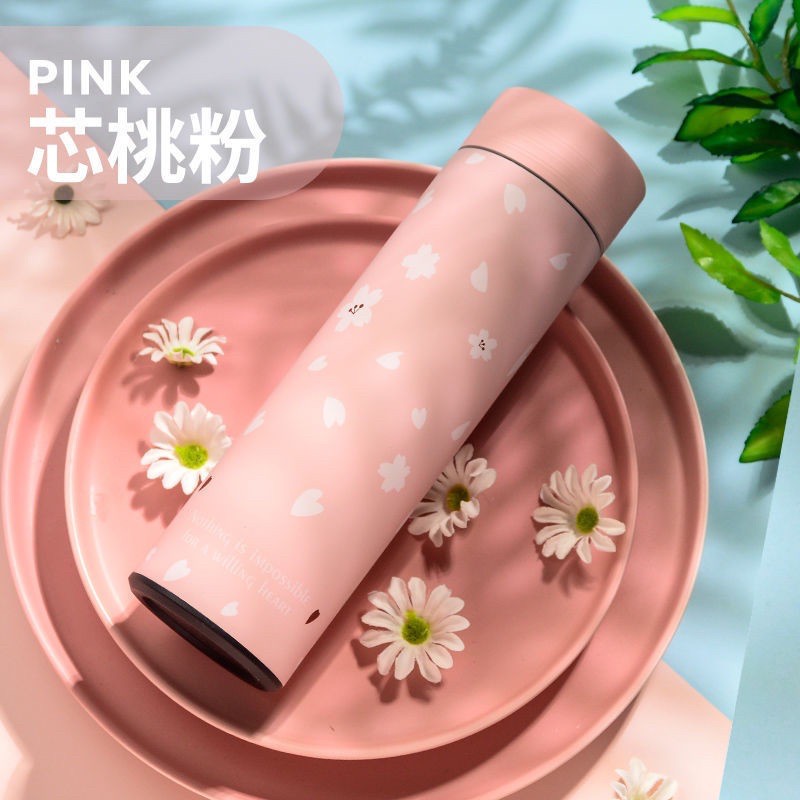 thermos botol minum air panas tahan panas stainless 24jam 500ml /unik-8