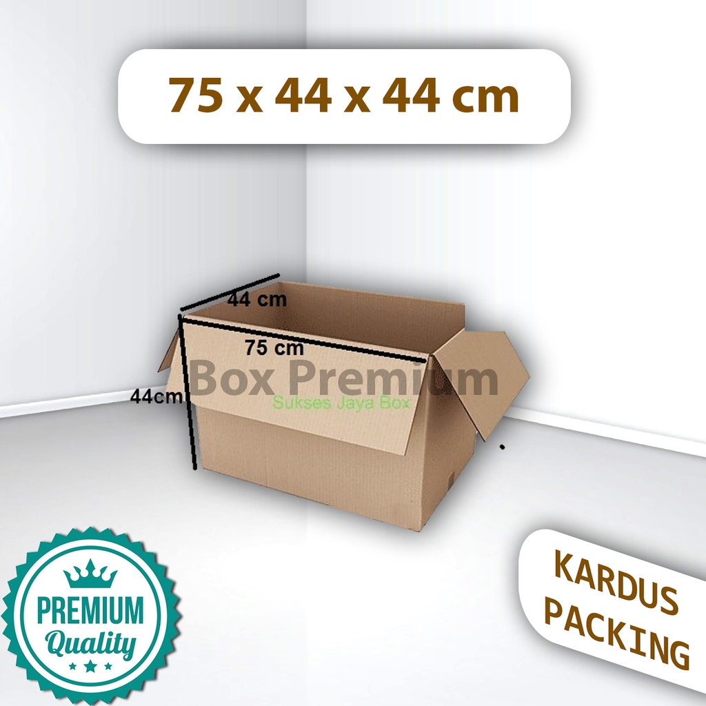 

(MIN ORDER 3 pcs) KARDUS DUS BOX PACKING PACKAGING PINDAHAN BESAR 75X44X44 CM COKELAT