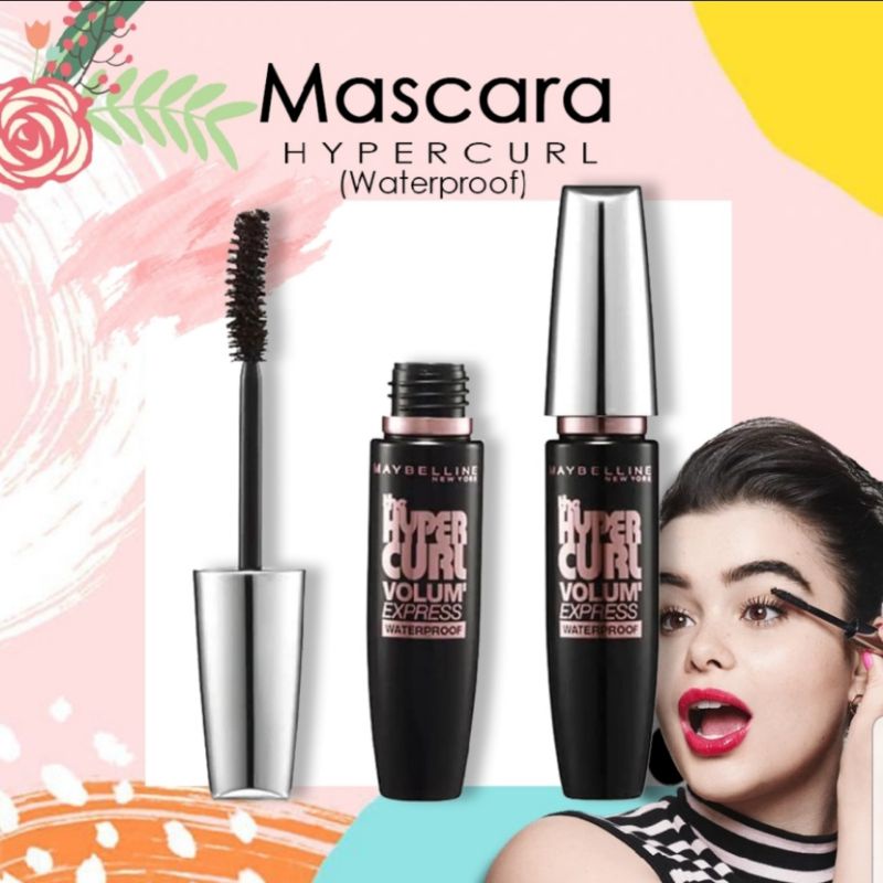 MASCARA MAYBELLINE HYPERCURL - MASCARA MAYBELLINE HITAM