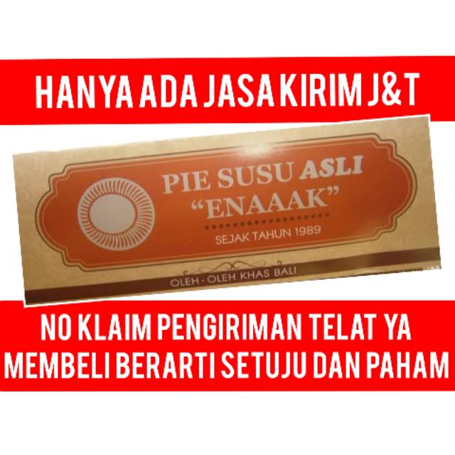 Pie Susu Asli Enak Enaak Enaaak khas Bali