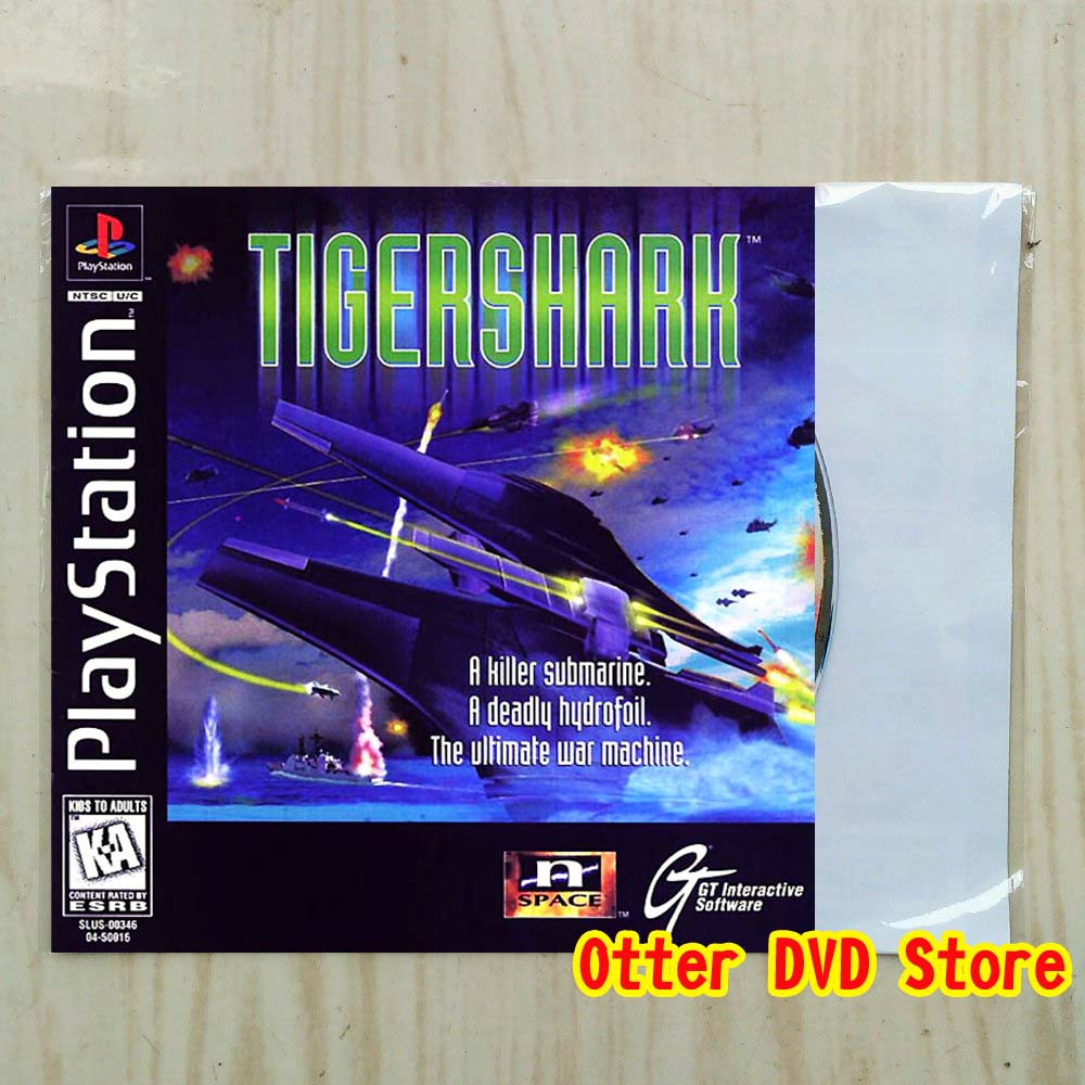Kaset CD Game Ps1 Ps 1 TigerShark - Tiger Shark
