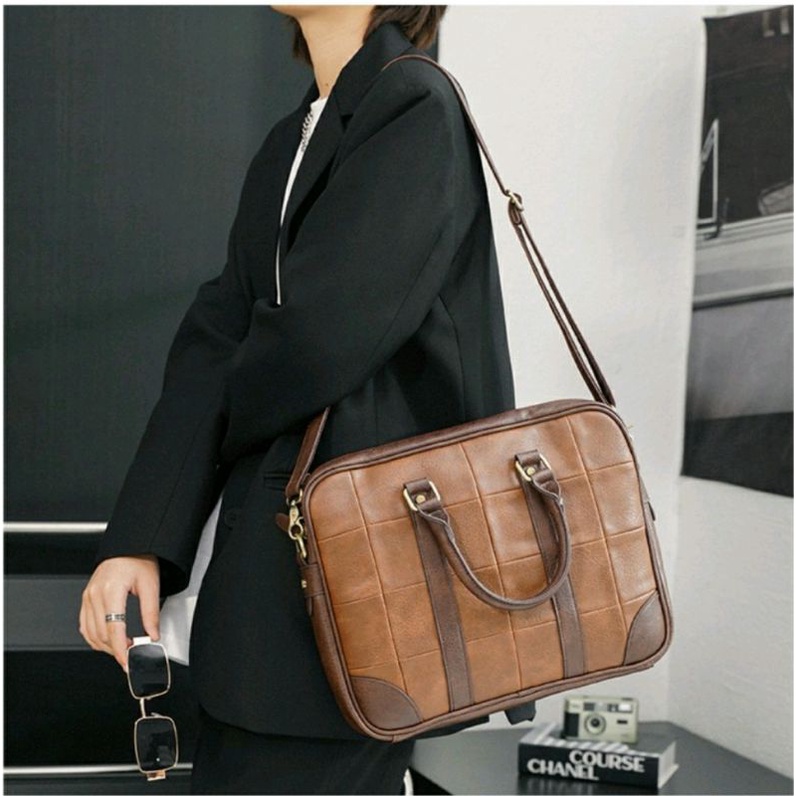 TAS KERJA COWOK TAS KERJA PRIA TAS KERJA KULIT (BRIEFTMASH)