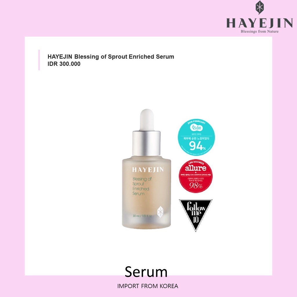 HAYEJIN Blessing of Sprout Enriched Serum