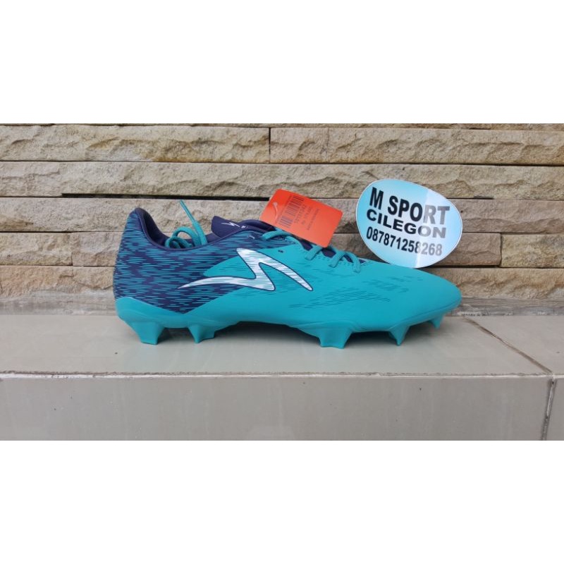 sepatu bola specs alpha pro fg aqua 41 aja