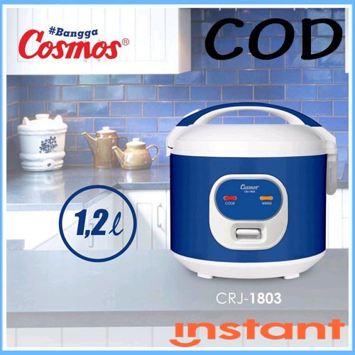 Rice Cooker Magic Com Cosmos Kapasitas 1.2 Liter CRJ-1803 3IN1 MANTAP