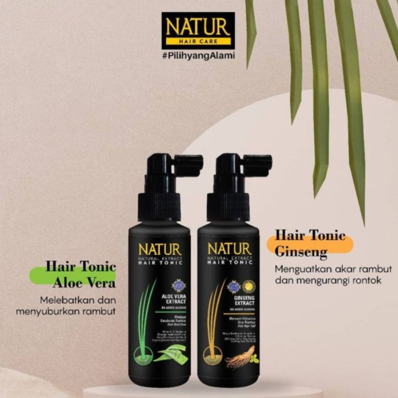 Natur Hair Tonic Aloevera / Ginseng 50 ml / 90 ml