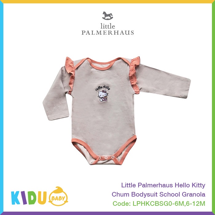 Little Palmerhaus Hello Kitty Chum Bodysuit Baju Bayi Anak Perempuan Kidu Baby