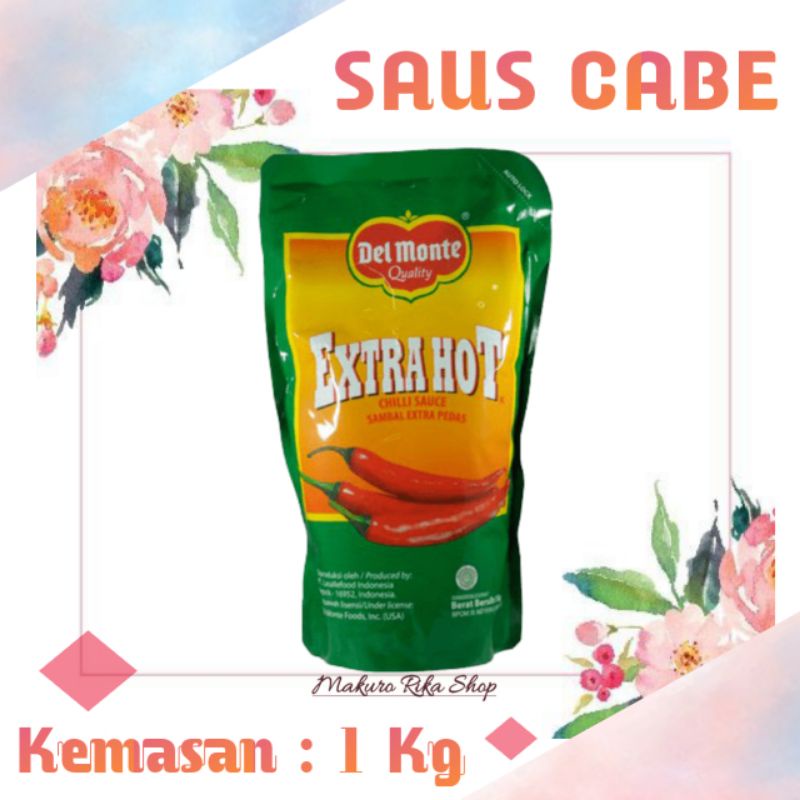 

Saos Cabe ExtraHot 1kg Del monte / EXTRA HOT DELMONTE 1KG