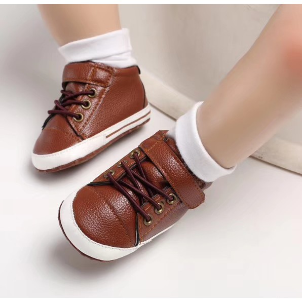 LittleAaron C530 BOOTS LEATHER Sepatu Anak Laki Sepatuanak Sepatu Bayi Prewalker Shoes Sport Termurah Sendal Bayi Anak Cewek Cowok