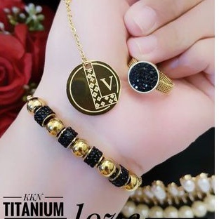 TiTanium set perhiasan wanita QA12