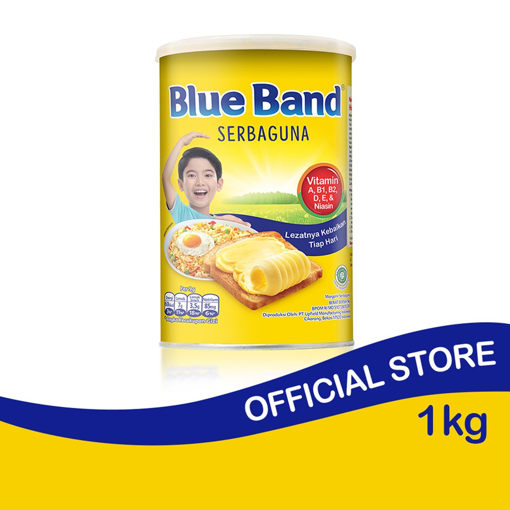

Blue Band Serbaguna Margarine Tin 1 kg