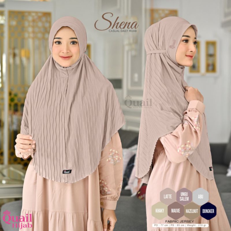 SHENA QUAIL H8JAB DAILY HIJAB SYARI PREMIUM HIJAB SYARI BERGO SYARI