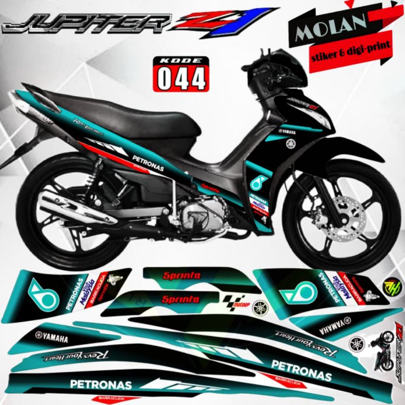 Jual Decal Sticker Striping Variasi Jupiter Z1 20132019 PETRONAS MOTO