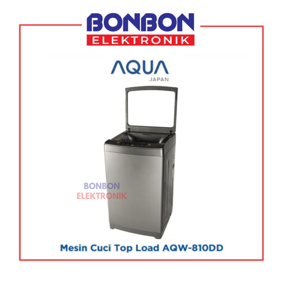 AQUA Mesin Cuci Top Loading 8KG AQW-810DD / AQW 810DD