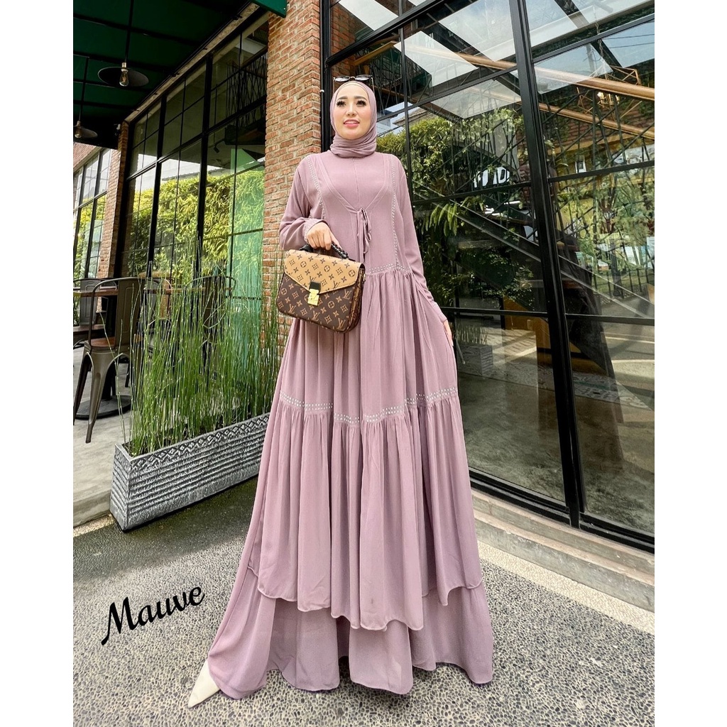 Original GLAMZ Dress Kiran (seri A) (seri B) / Fashion Muslim Gamis