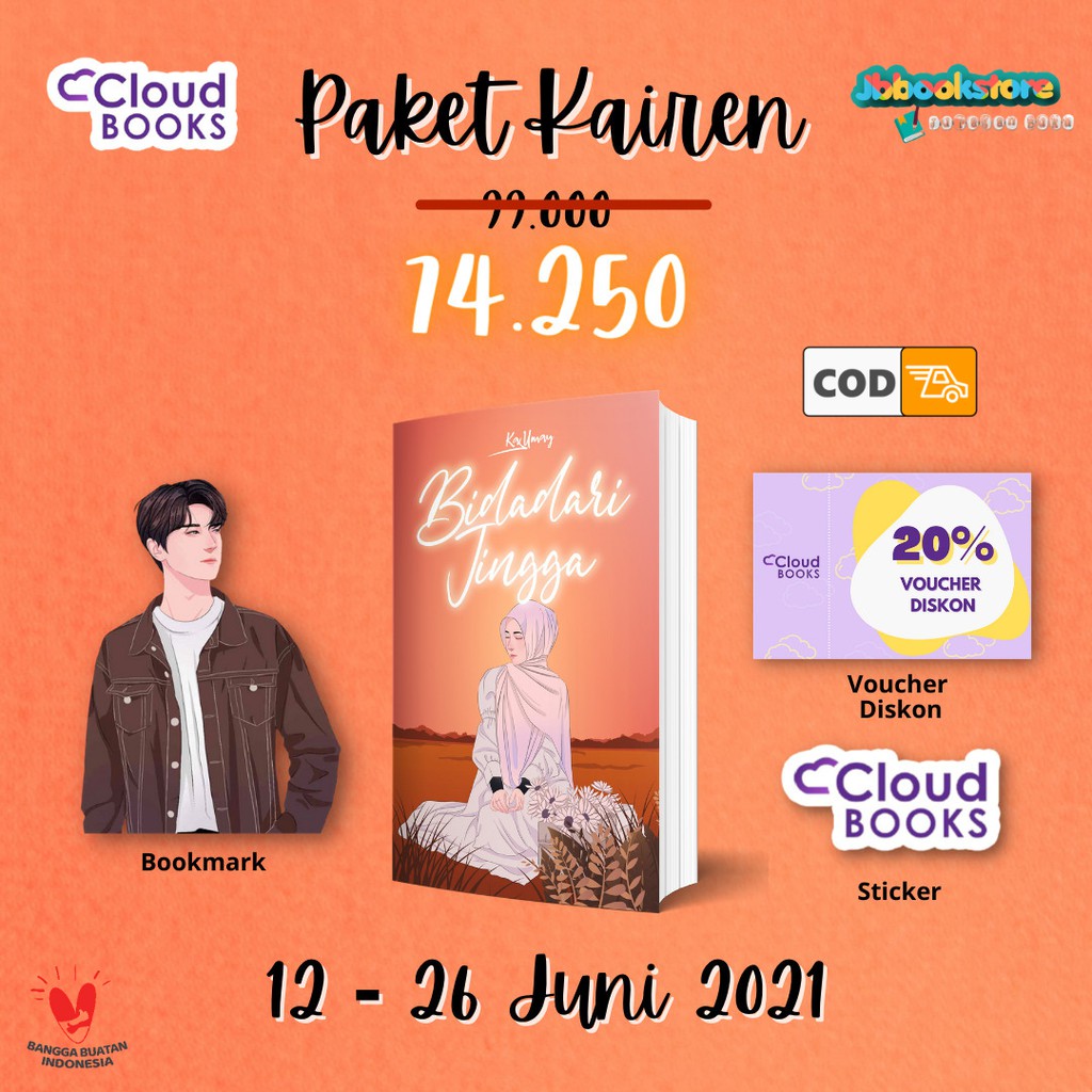 Novel Bidadari Jingga + Bonus - Ka Umay