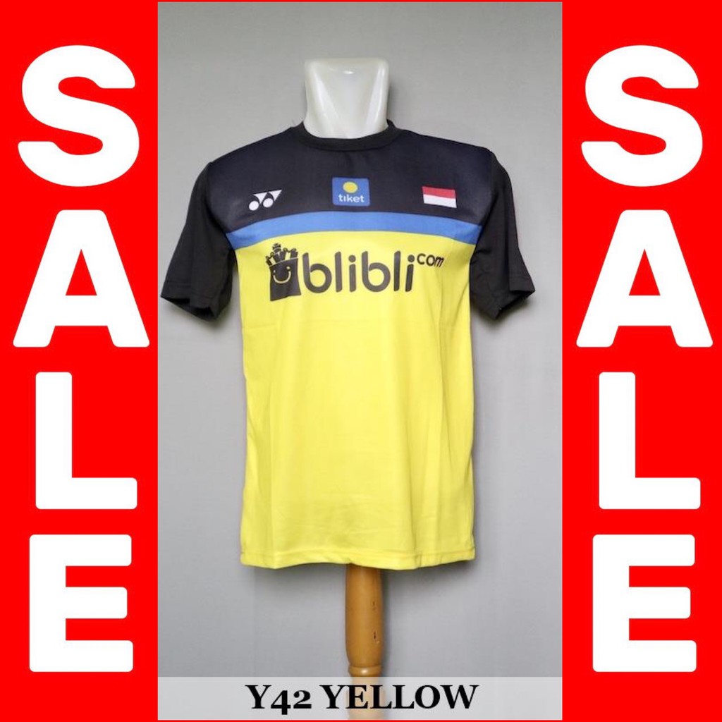  Kaos  Badminton  Bulutangkis Y42 Baju Kaos  Jersey 