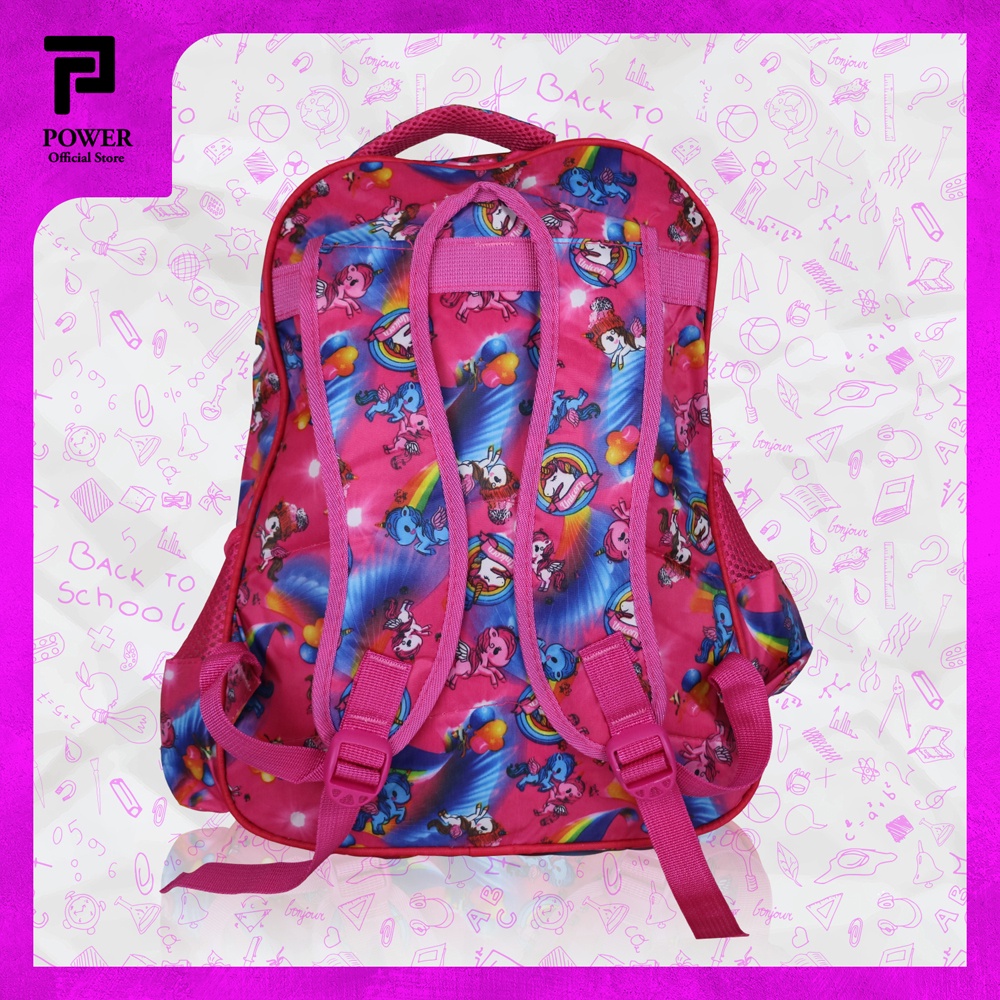 Unicorn Tas Anak Perempuan Ransel Sekolah SD Import Tas Anak Karakter LOL - Kids Backpack School Import