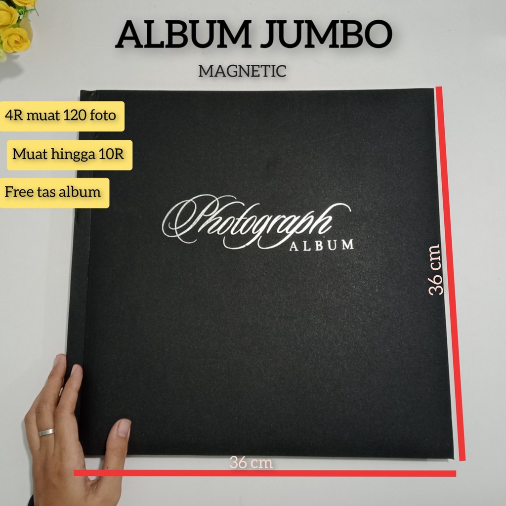 [JUMBO] ALBUM FOTO JUMBO SIZE BLACKSHEET ELEGANT