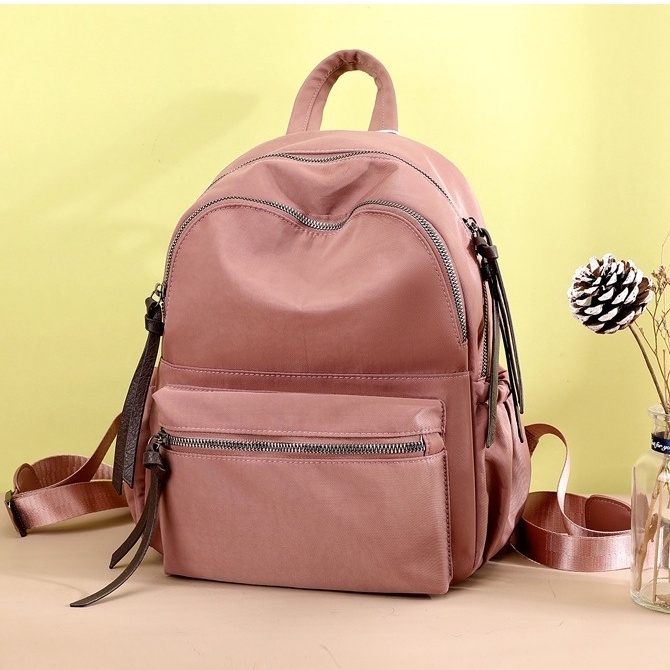 TAS RANSEL WANITA 3 RESLETING GENDONG PUNGGUNG ANTI AIR LUSCA TA454P3 MINI BACKPACK CEWEK KOREA KEKINIAN MURAH KECIL PREMIUM IMPORT BATAM