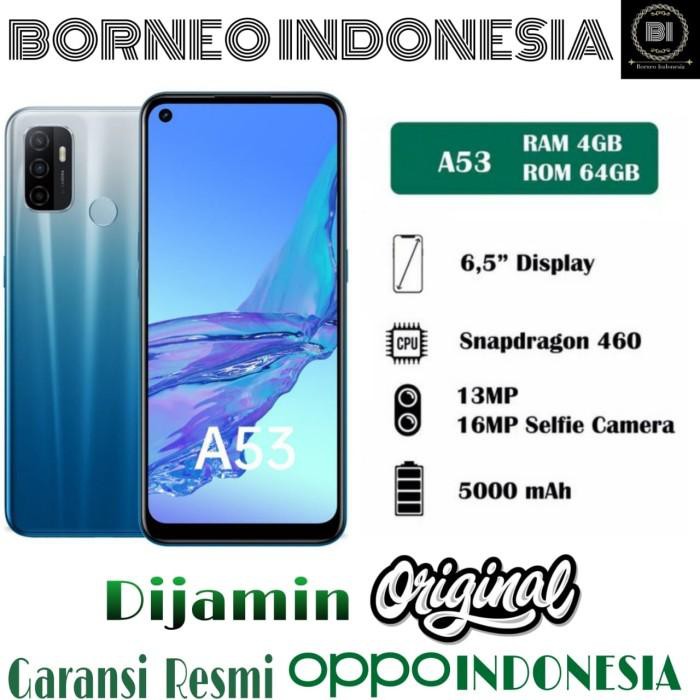 tablet mantap coy.... OPPO A53 RAM 4/64 GB GARANSI RESMI OPPO INDONESIA - demo tanpa dus - Hitam