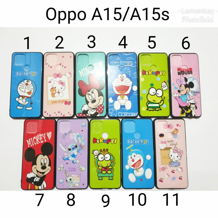 Soft case Oppo A15 2020 Motif Karakter Casing HP Oppo A 15 2020 Fuze