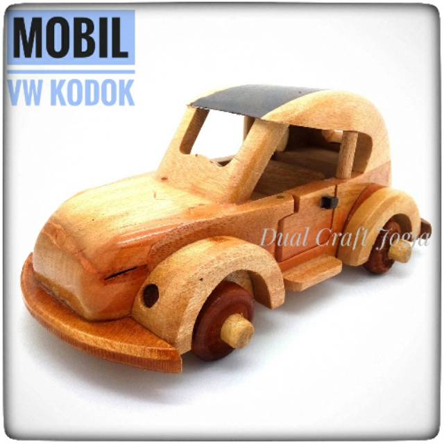 TERMURAH Miniatur Mobil VW Kodok Kayu