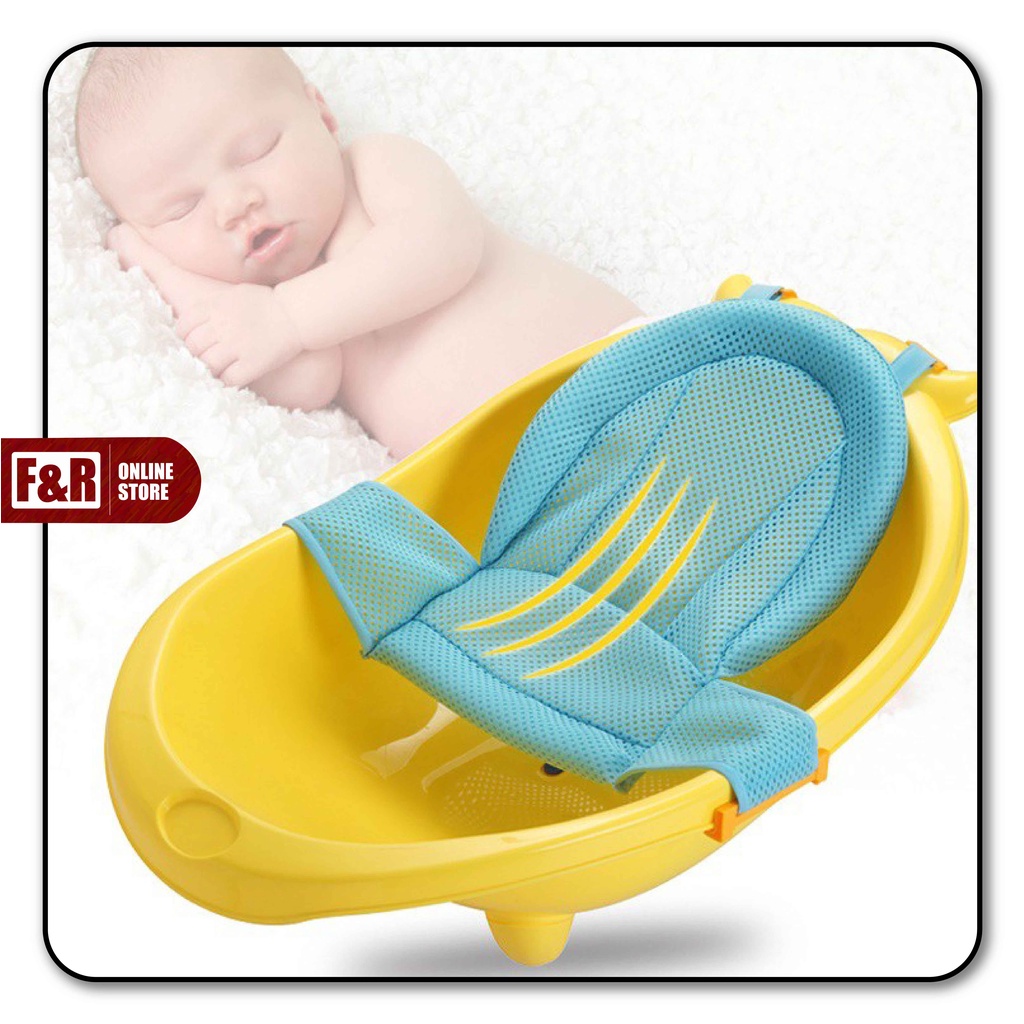 Jaring Alas Duduk Bak Mandi Bayi Baby Bath Bed Bath Tub Seat Net