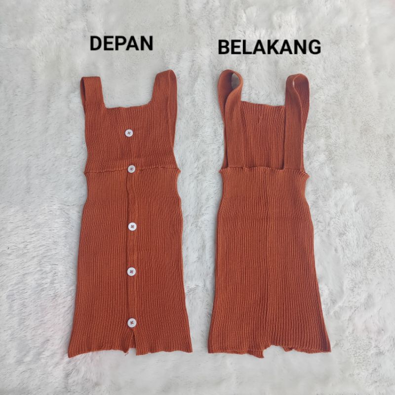 M Overall Anak Perempuan 1-3 Tahun Dress Operol Rajut