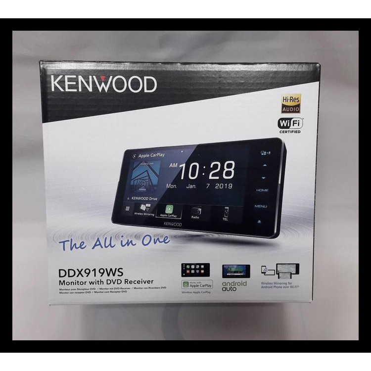 DOUBLEDIN HEADUNIT KENWOOD DDX919WS 7” DVD ANDROID KHUSUS TOYOTA KODE 252