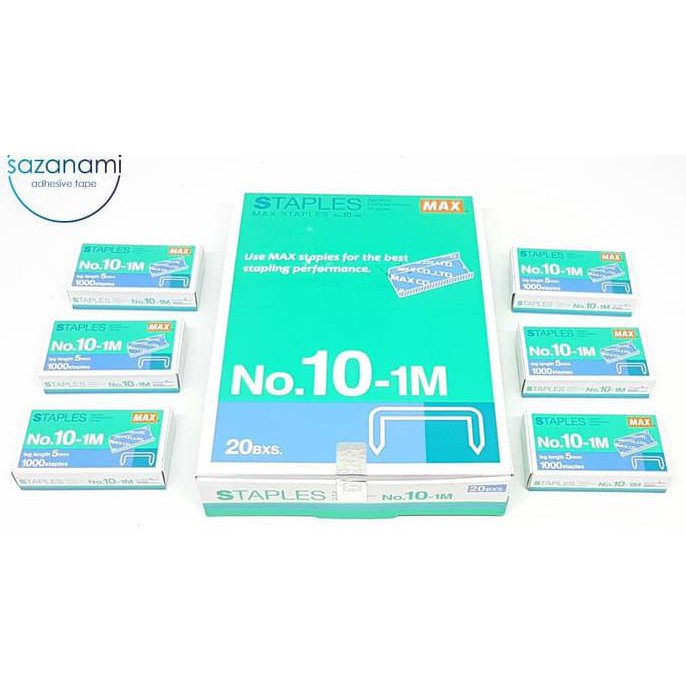 

Sale Isi Staples Max Kecil No. 10 -1M / Refill Stapler No 10 Hekter Max Dijamin Ori
