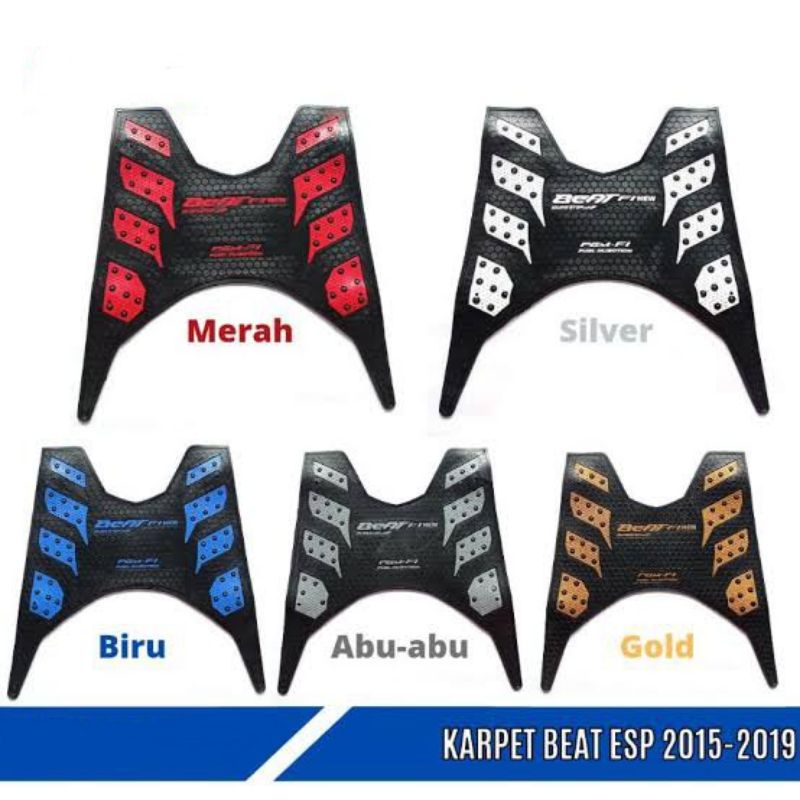 ALAS KAKI MONSTER MOTOR KARPET KARET BEAT FI ESP 2013-2019