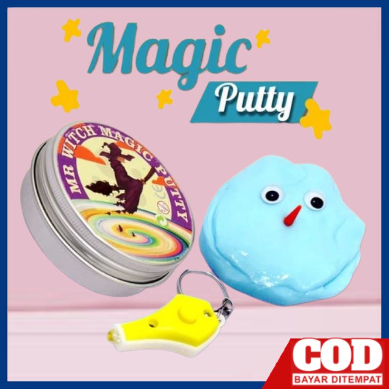 Mainan Mr Witch Magic Putty Color Change Toys with Laser light - MIN-123