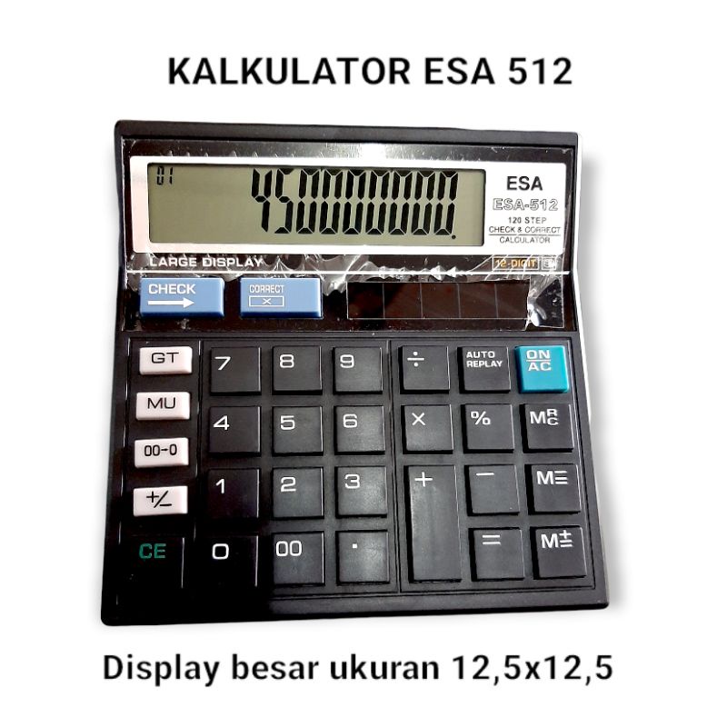 KALKULATOR DISPLAY BESAR ESA 512