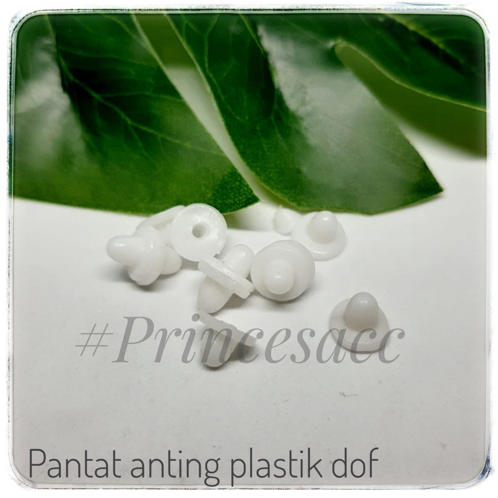 Pantat Anting Tusuk/Bahn ating / pantat anting plastik ceper