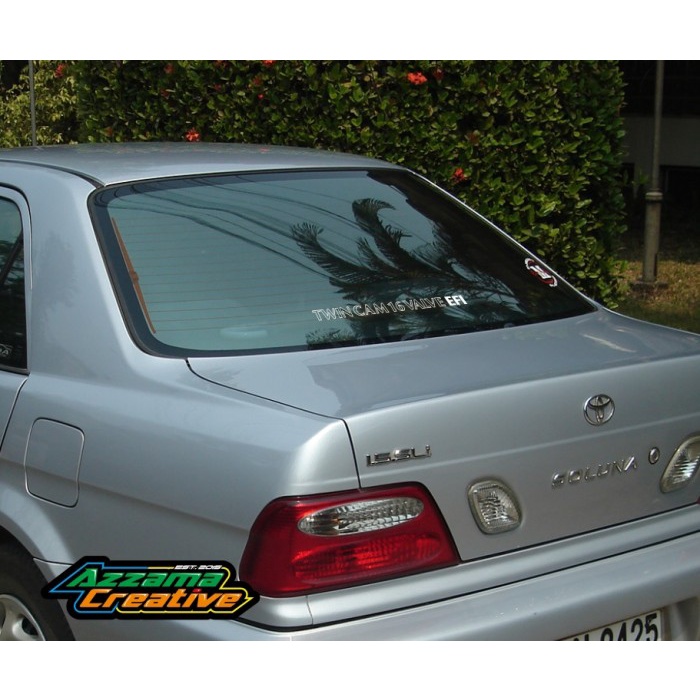 Stiker Kaca Belakang Twin Cam 16 Valve Efi For Toyota Soluna Murah Promo Flashsale