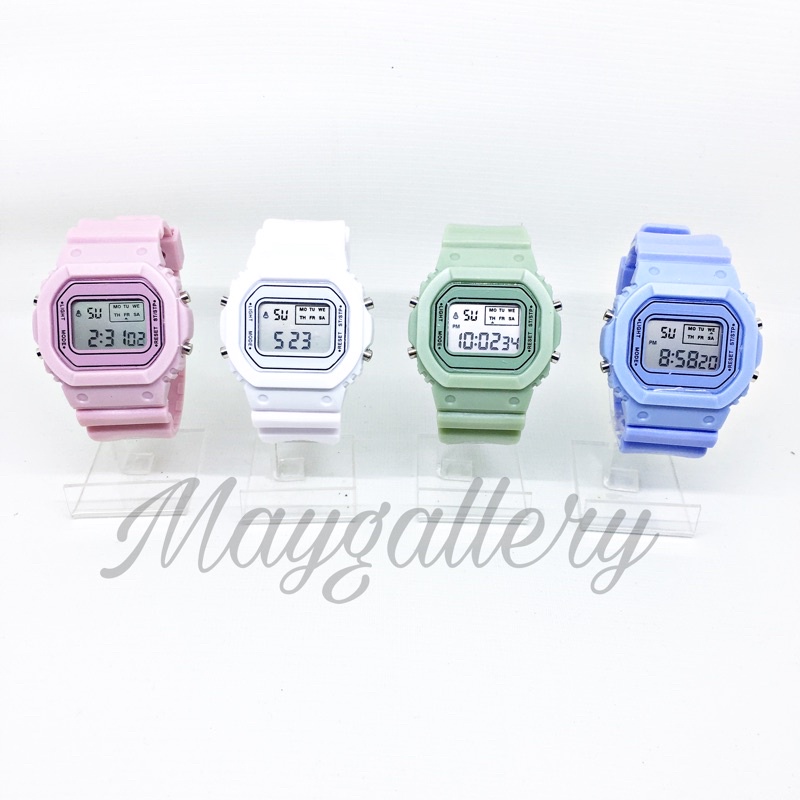 Jam Tangan Rubber Digital (Free Gift)