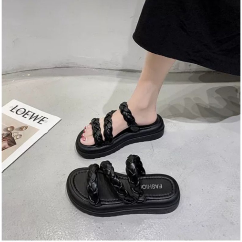 RD 037 SANDAL PINGGUL WANITA KEPANG BAN 3 SILANG NYAMAN