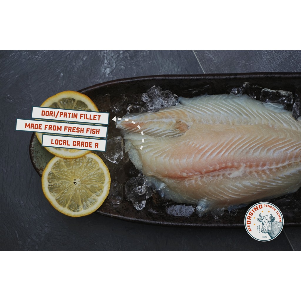 

IKAN DORI FILLET / DORY FISH FILLET / DORI PATIN LOKAL BERDAGING - 1kg