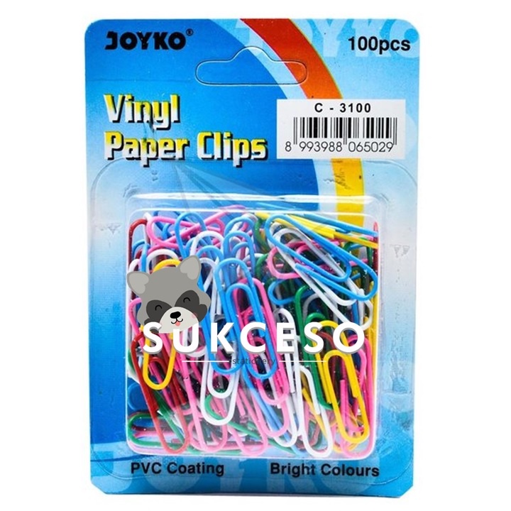 

Joyko Trigonal Clip Warna / Penjepit Kertas C-3100 Murah