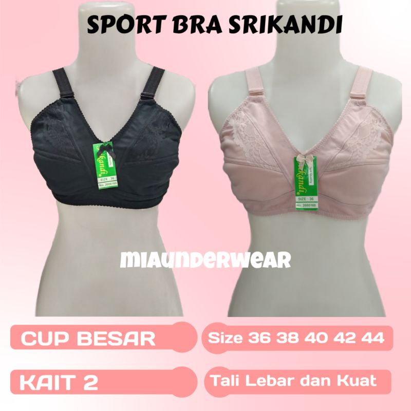 Bra Sport Srikandi Tenny Fania Bh Wanita Katun Cup Besar Bra Wanita Murah Real Picture