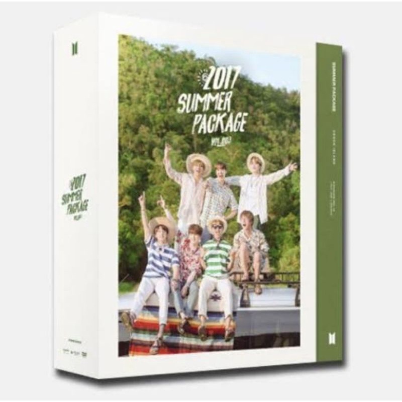 [SET/SHARING] BTS Summer Package 2017 (damage box) mini PB selfie book taehyung V jungkook JK