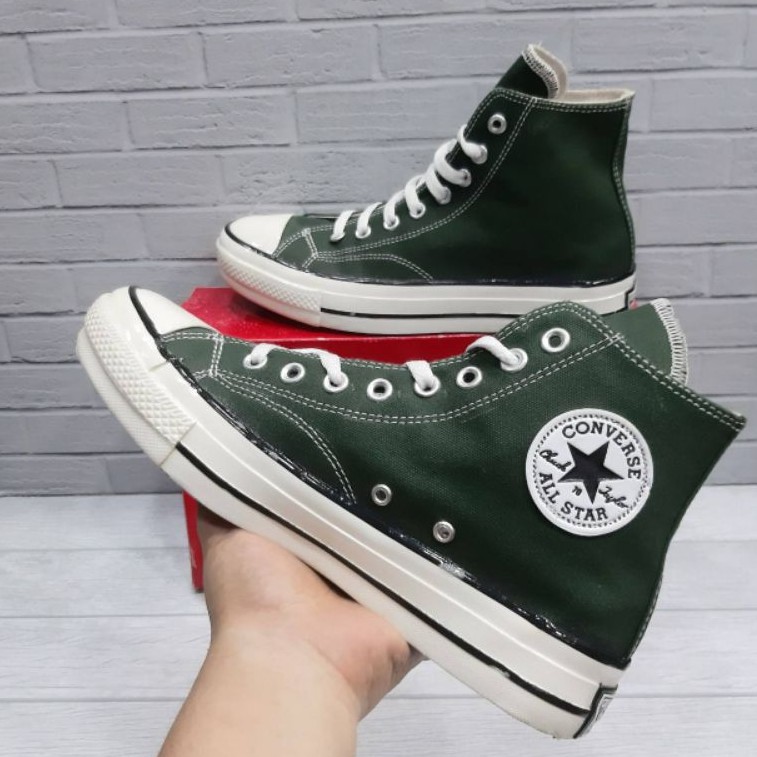 RESTOCKCONVERSE 70S HI HIJAU ARMY GLOSSY